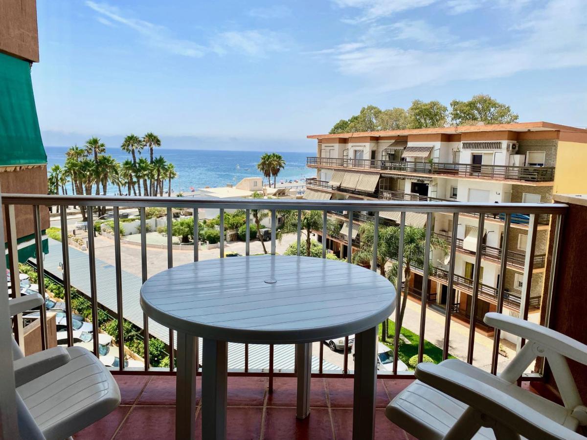 Genial Apartamento En 1A Linea De Playa Con Piscina Альмуньекар Экстерьер фото
